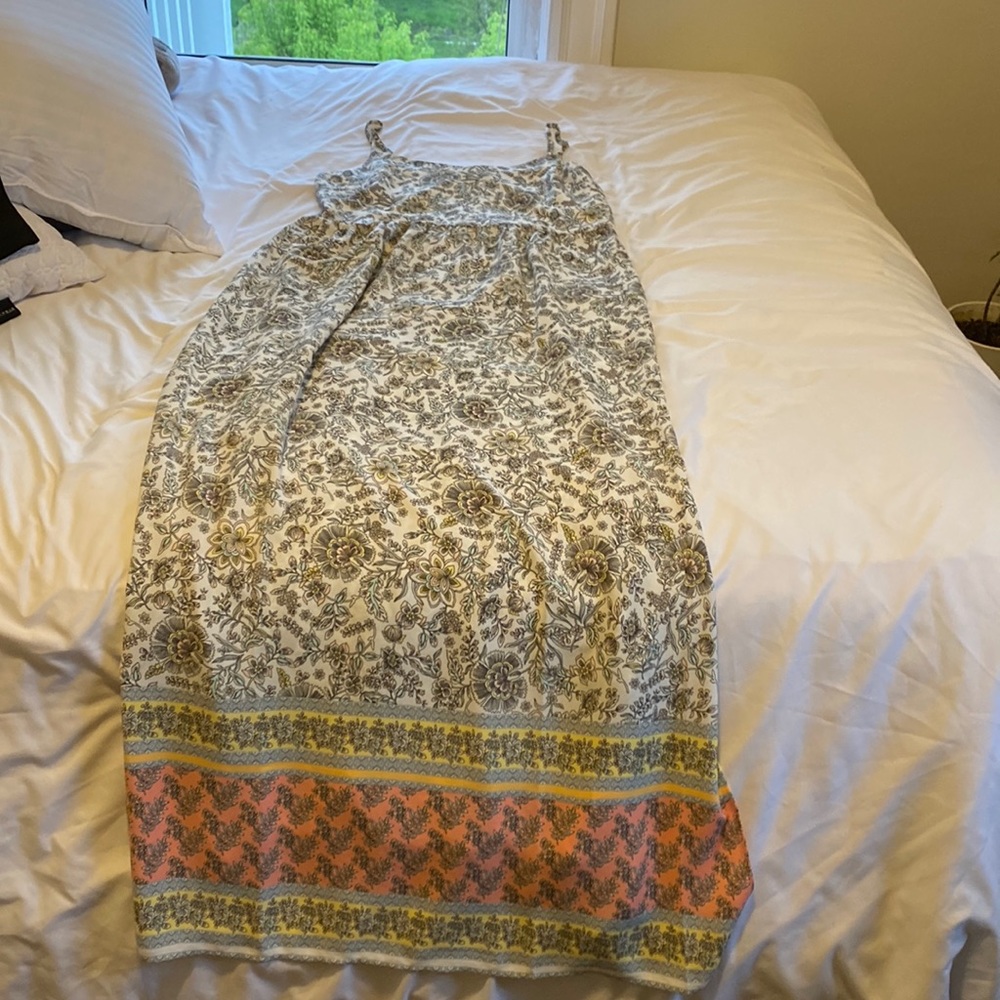 Stewpot fit and flare silky maxi